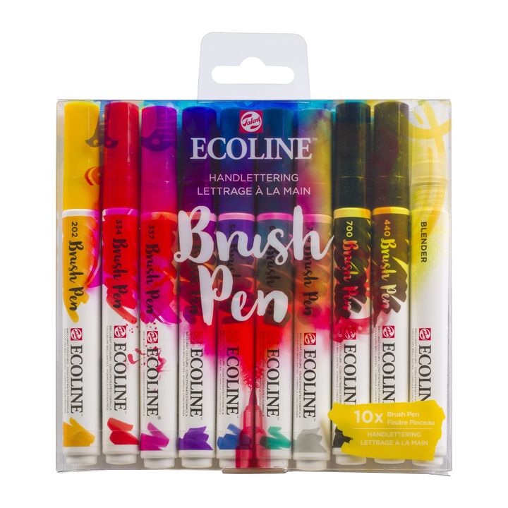 Ecoline Brush Pen Hand Lettering Watercolor Pens