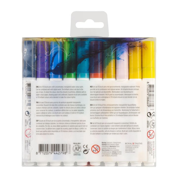 Ecoline Brush Pen Illustrator Watercolor Pens