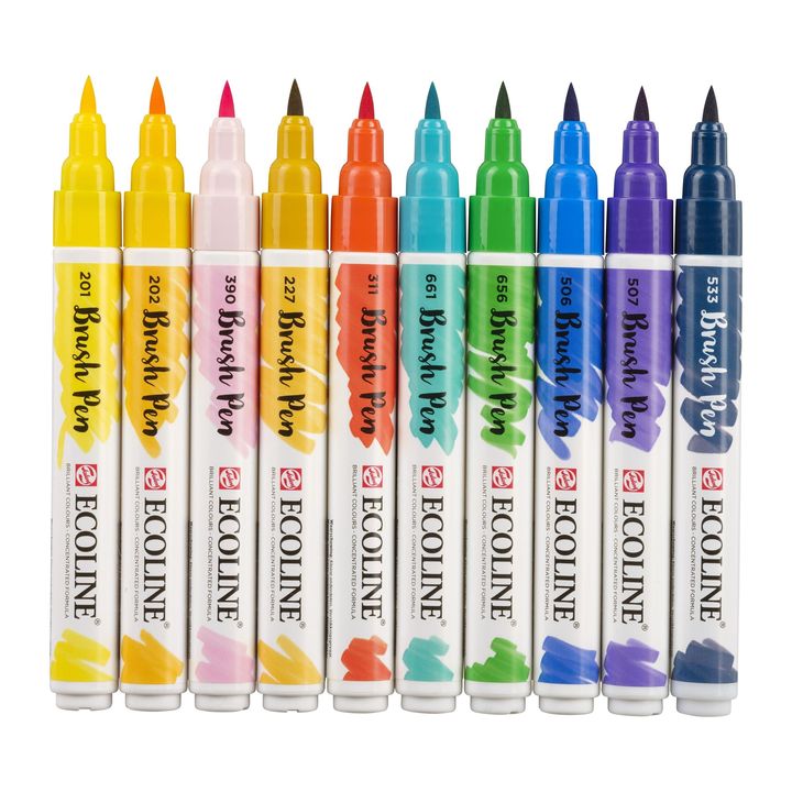 Ecoline Brush Pen Illustrator Watercolor Pens