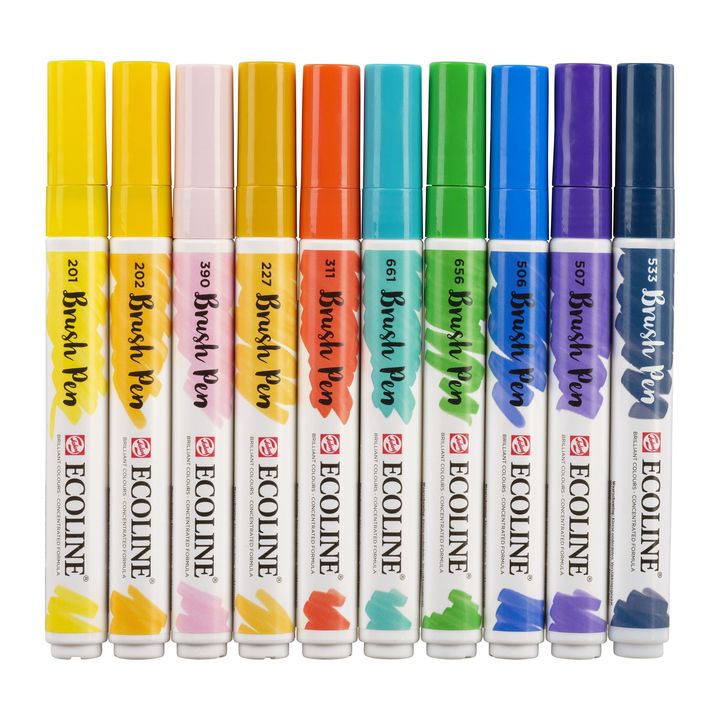 Ecoline Brush Pen Illustrator Watercolor Pens