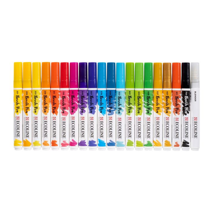Ecoline Brush Pen Watercolor Pens