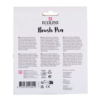 Ecoline Brush Pen Watercolor Pens, Pastel, Set of 10