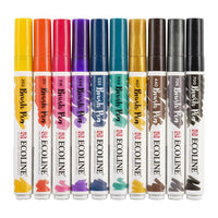 Ecoline Dark Watercolor Brush Pens