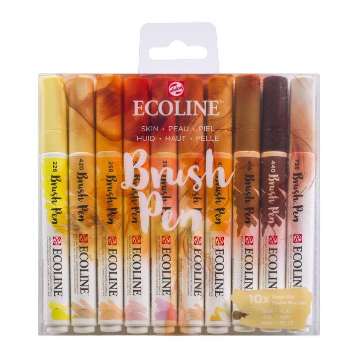 Ecoline Skin Watercolor Brush Pens