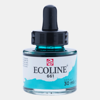 Ecoline Watercolor Paint 30 ml – Turquoise Green