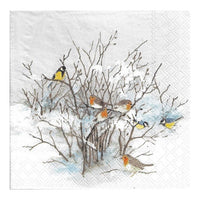 Eco Decoupage Napkin, Birds on Branches, 1 pc