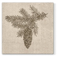 Eko Decoupage Napkin, Pine Cone, 1 pc