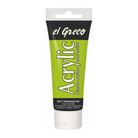 El Greco Acrylic Paint 75 ml – Light Rhombic Green