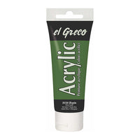El Greco Acrylic Paint 75 ml – olive green