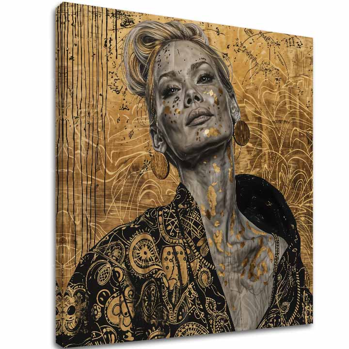 Elegant Painting of a Woman, Confidence | various dimensions — image 4