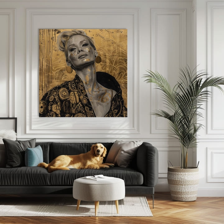 Elegant Painting of a Woman, Confidence | various dimensions — image 5