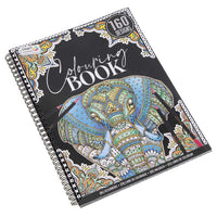 Elephant Anti-Stress Coloring Book, 160 Motifs