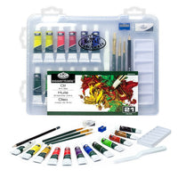 Essentials Oil Paint Set in Carrying Case, 21-Piece