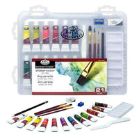 Essentials Watercolor Set in Case, 21-Piece