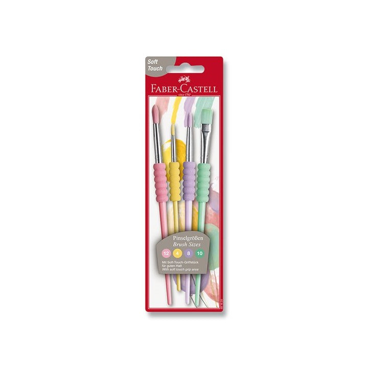 Faber-Castell 4-Piece Brush Set