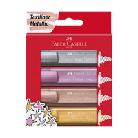 Faber-Castell Metallic Highlighters, Set of 4