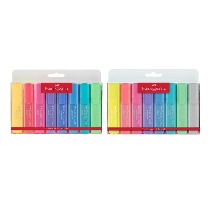 Faber-Castell Pastel 1546 Highlighter Set of 8 | various colors — image 1