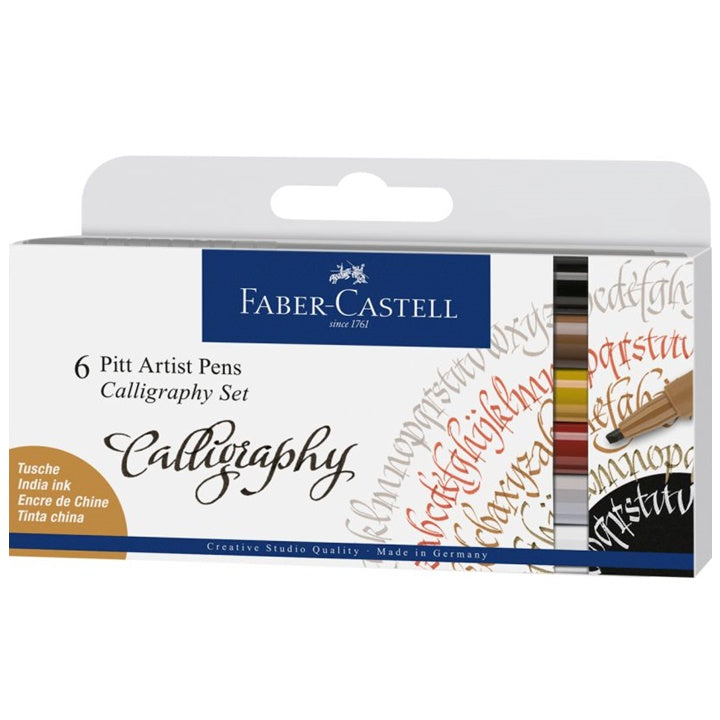 Faber-Castell Pitt Calligraphy Pens, Set of 4