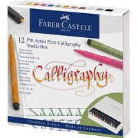 Faber-Castell Pitt Calligraphy Pens / Studio Box, Set of 12