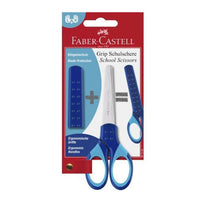 Faber-Castell School Scissors with Cover - Blue
