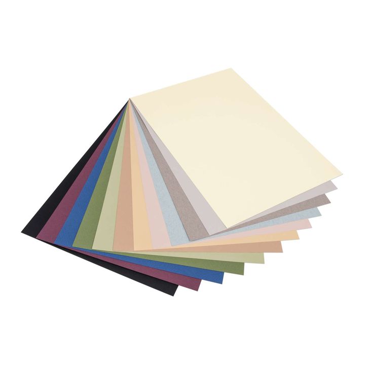 FABRIANO Colored Pastel Paper Set, 50x65 cm, Set of 24