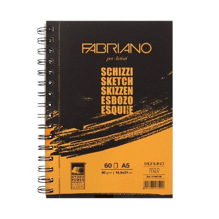 FABRIANO SKETCH spiral-bound sketch pad | various sizes — image 1