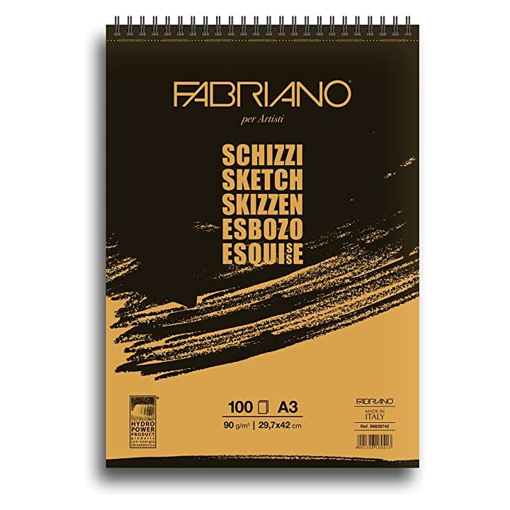 FABRIANO SKETCH Spiral-Bound Sketch Pad | various sizes — image 4