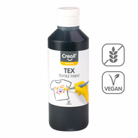 Fabric Paint Creall Tex 250 ml – black