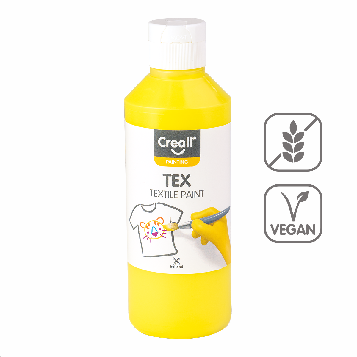 Fabric Paint Creall Tex 250 ml – yellow