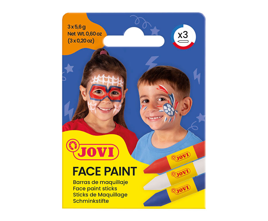 Face paint set sticks JOVI - 3 x 5.6 g