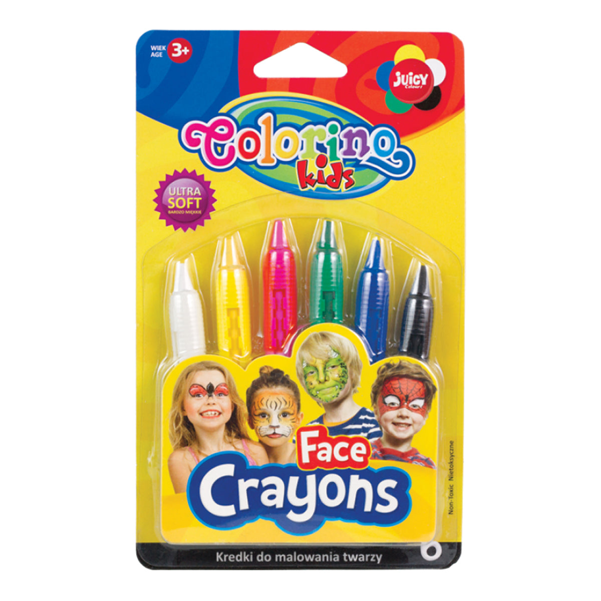 Face Paints in Stick Holders Colorino - 6 pcs