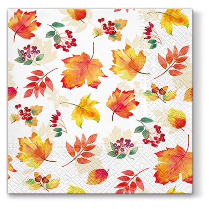 Falling Leaves Decoupage Napkins - 1 pc