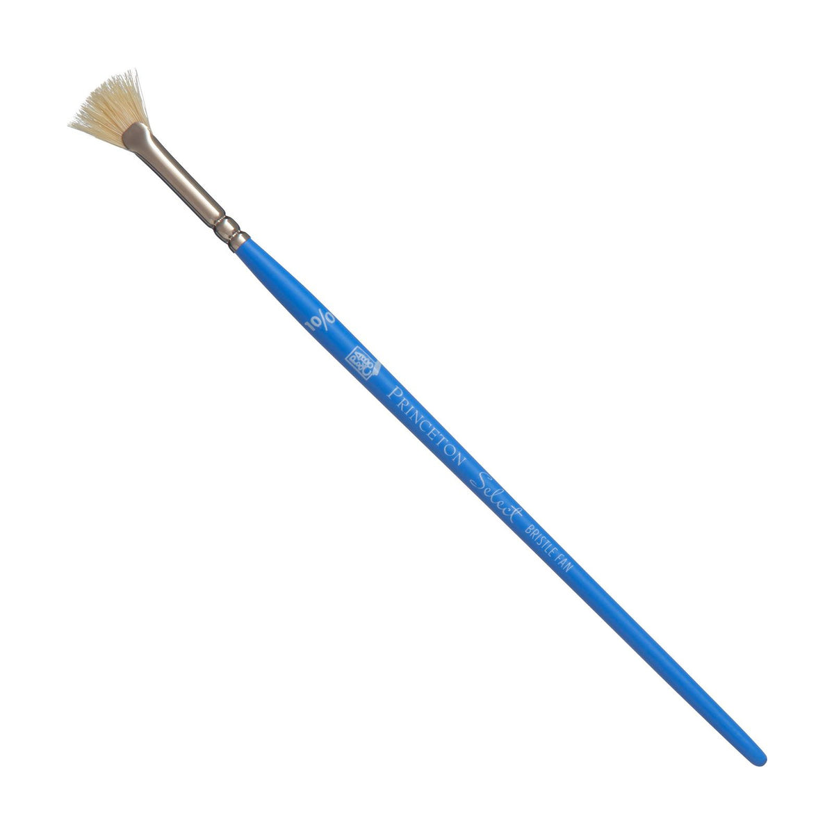 Fan brush PRINCETON Select 10/0 natural hog bristle - short handle