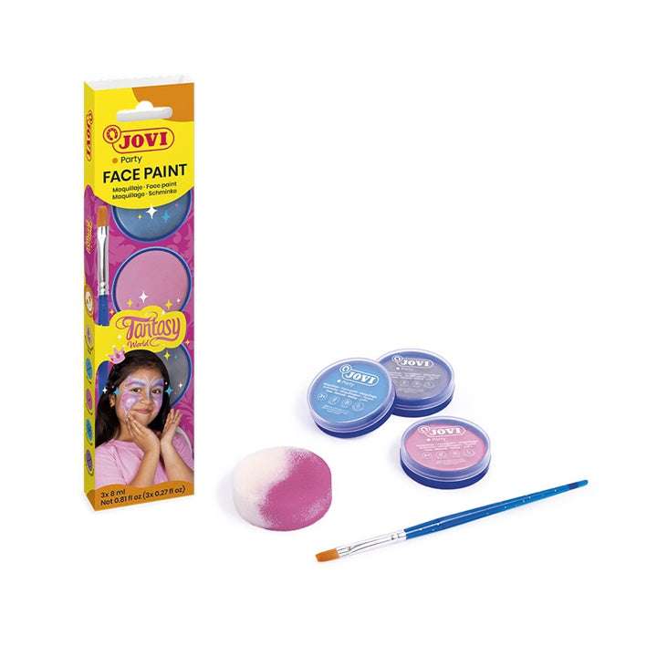 Fantasy Face Paint Set with Accessories, 3 x 8 ml — image 4