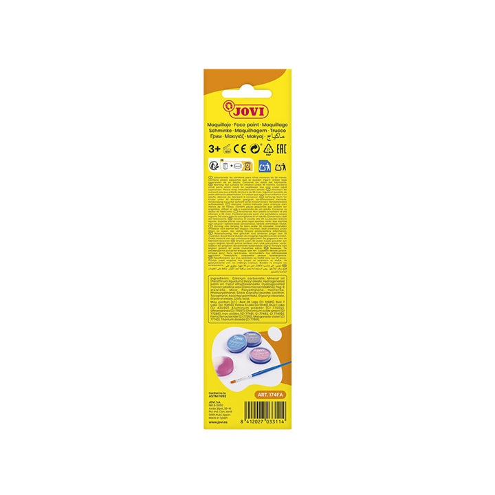 Fantasy Face Paint Set with Accessories, 3 x 8 ml — image 3