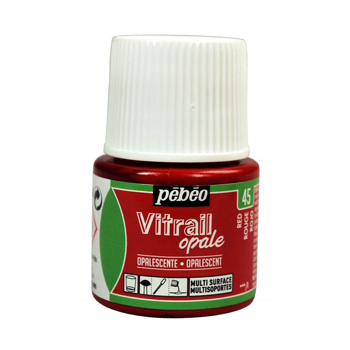 Боя за стъкло Pebeo Vitrail Opale 45 ml — изображение 1