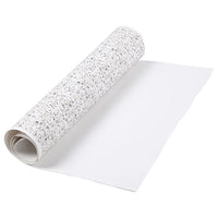 Faux Leather Paper - White and Black