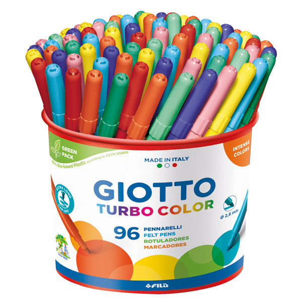 Felt-Tip Pens GIOTTO Turbo Color Fine / set of 96 pcs