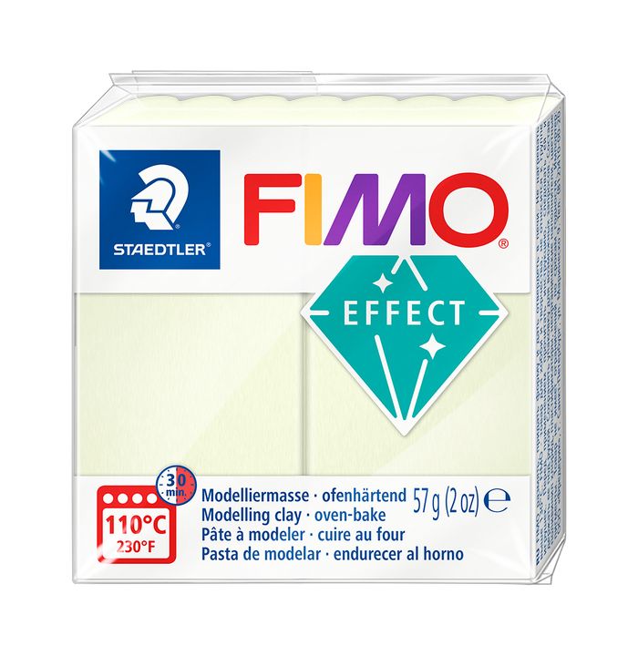 FIMO Effect Polymer Clay 57 g, Fluorescent Light Night