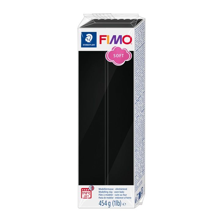 FIMO Soft Polymer Clay 454 g – Black