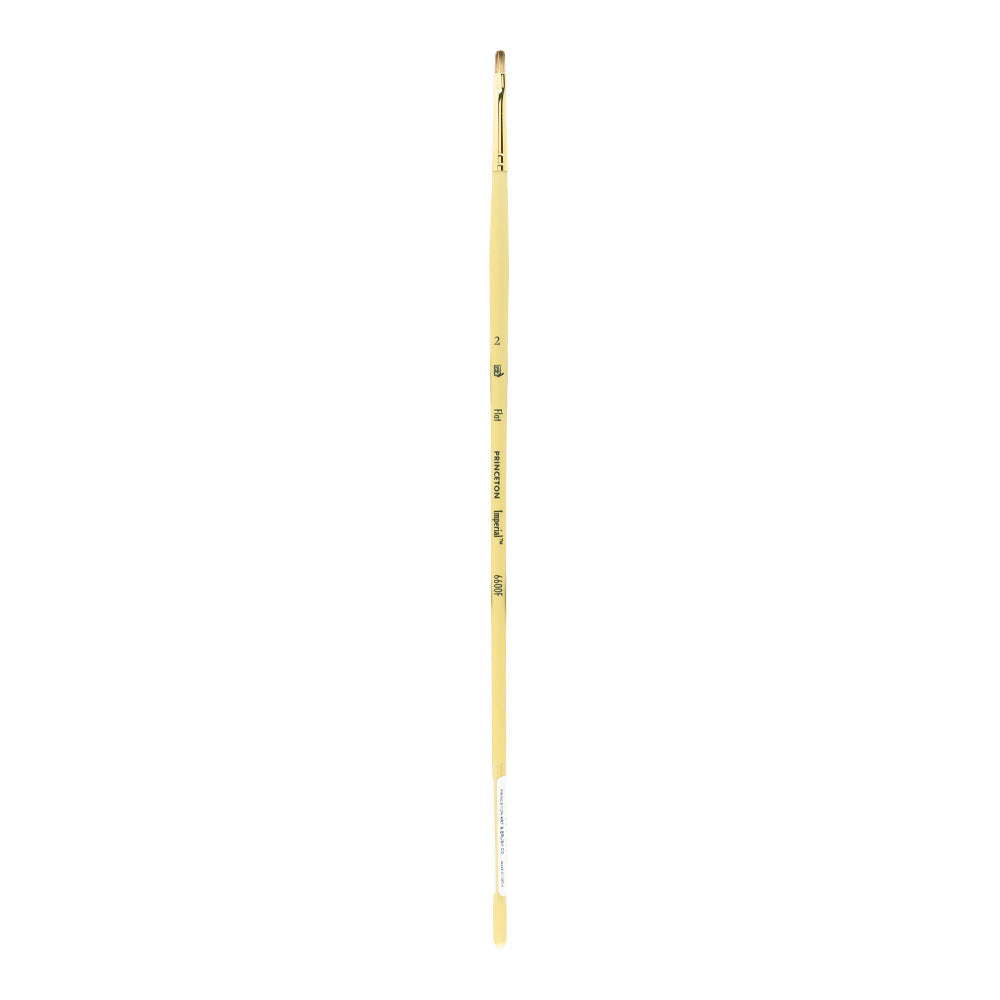Flat Oil Brush PRINCETON Imperial Synthetic Mongoose - Long Handle – 2