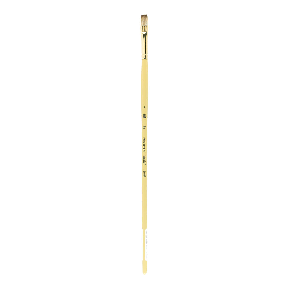 Flat Oil Brush PRINCETON Imperial Synthetic Mongoose - Long Handle – 8