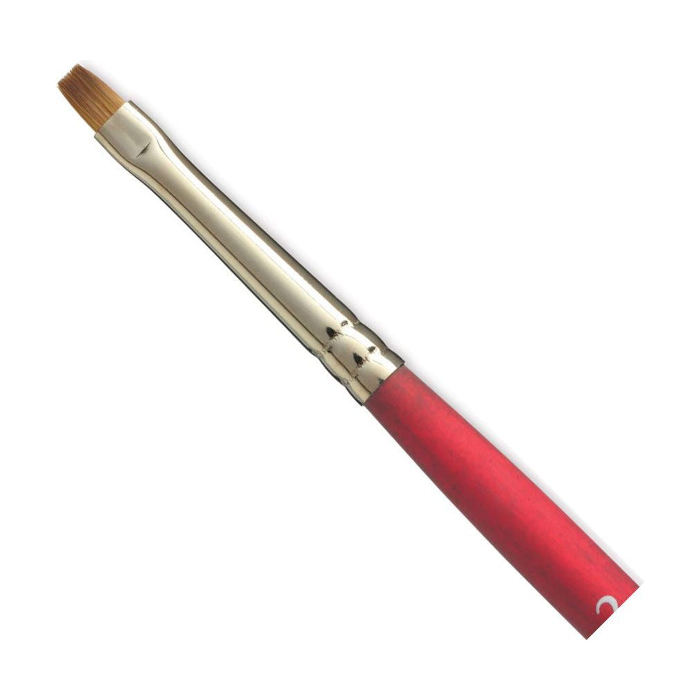 Flat Synthetic Brush PRINCETON Velvetouch Chisel Blender Short Handle