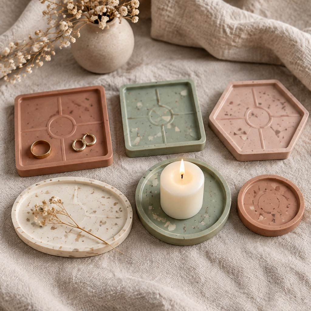 Flexible Silicone Casting Mold for Trays and Coasters
