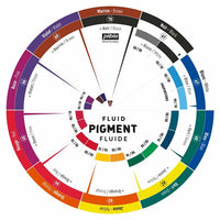 Fluid Pigment Color Wheel