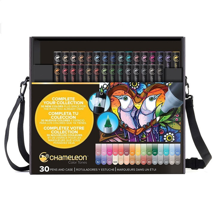 Флумастери Chameleon - комплект от 30 броя Deluxe — изображение 1