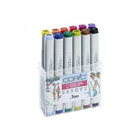 Флумастери COPIC Classic Summer Colours - комплект от 12 броя — изображение 1