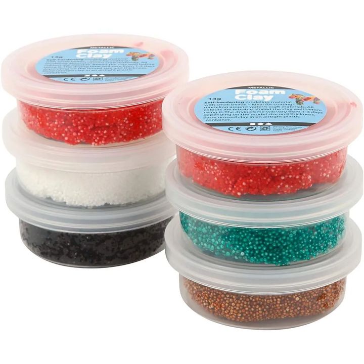 Foam Clay Christmas Modeling Clay, 6 x 14 g — image 5