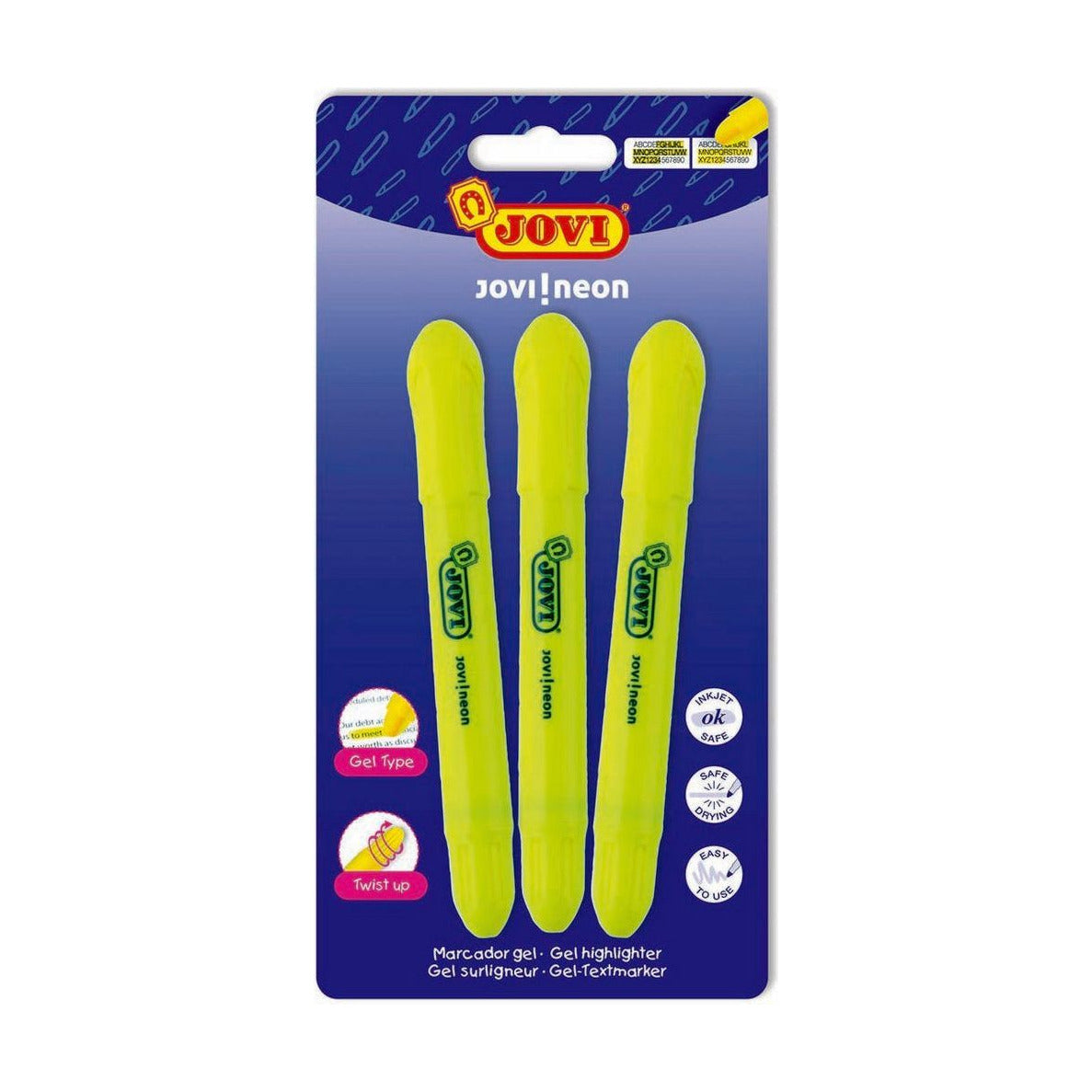 Gel Highlighters JOVI - 3 pcs