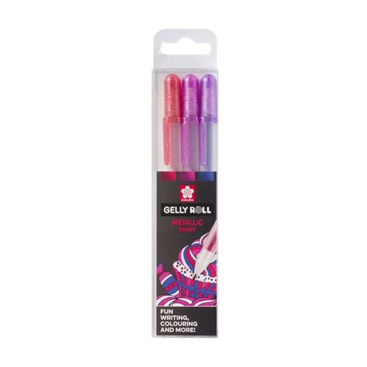 Гел моливи Sakura Gelly Roll METALLIC - 3 броя — изображение 1